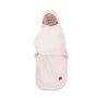Vystyklas kokonas kūdikiui LEO pink interlock soft 