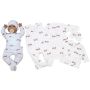 Kūdikio kraitelis - drabužėliai naujagimiui "Berry" 5 dalių 