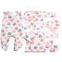 Kūdikio kraitelis - drabužėliai naujagimiui "Teddy pink" 5 dalių out of stock