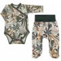 Drabužėliai kūdikiui "Tropics khaki" 2 dalių 
