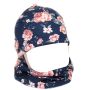Kepurytė ir kaklaskarė kūdikiui "Cosy" - navy flora