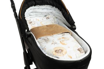 Komplektas kūdikiui "Natural lilia" pledas 56x76 cm ir pagalvė 36x28 cm