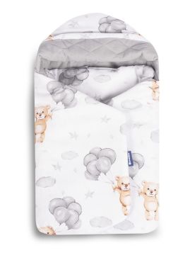 Pledas vokelis automobilinei kėdutei "Forest family beige"