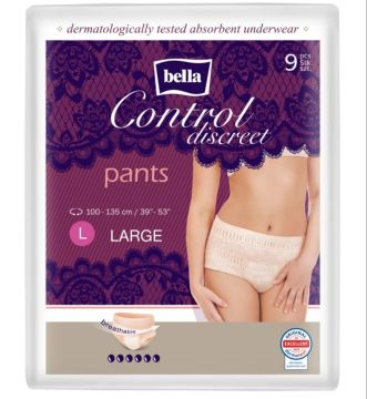 Sauskelnės moterims Bella Control Discreet Pants 