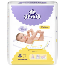 Panda vienkartiniai neper&scaron;lampami paklotai 60x60 cm 30vnt