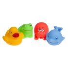 Vonios žaislai gyvūnėliai Tullo 4 vnt., 034