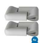 SIPO apsauga kampams U forma pilka 4 vnt SBS-T23UE