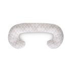 CebaBaby maitinimo pagalvė dżersej DUO, lapeliai rudi W-885-000-746