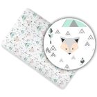 Ankras paklodė  su guma 120x60 lapė mėtinė