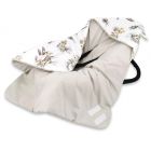 Pledas vokelis automobilinei kėdutei "Forest family beige" 