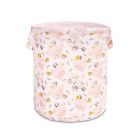 Sensillo dvipusis žaislų krepšys rožinis, koraliniai paukščiai (40x50)