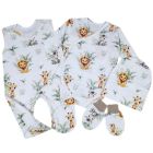 Kūdikio kraitelis - drabužėliai naujagimiui "Bear glamour" baltas  5 dalių internetu geresne kaina