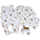 Kūdikio kraitelis - drabužėliai naujagimiui "Bear glamour" baltas  5 dalių internetu geresne kaina