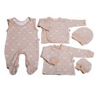 Kūdikio kraitelis - drabužėliai naujagimiui "Bear glamour beige" 5 dalių internetu geresne kaina