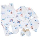 Kūdikio kraitelis - drabužėliai naujagimiui "Bear glamour" baltas  5 dalių internetu geresne kaina