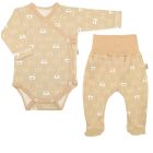Drabužėliai kūdikiui "Bear glamour beige"2 dalių