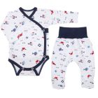 Drabužėliai kūdikiui "Crabs navy" 2 dalių  I Drabužių komplektukas kūdikiui internetu geresne kaina