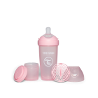 Twistshake buteliukas antikolikinis Pro Double 330ml rožinis 79040