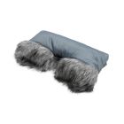 Sensillo pirštinė vežimėliui su kailiuku pilka 8541