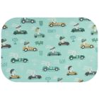 Daugkartinis neperšlampamas paklotas 45x55cm "Bunny go mint"