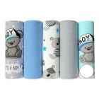 Flanelinių vystyklų rinkinys kūdikiams "Boy"