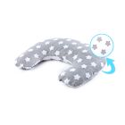 Maitinimo pagalvė 50x60cm "Žvaigždės" pilkos spalvos