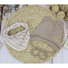 Kepurytė ir kaklaskarė kūdikiui "Flowers" internetu geresne kaina