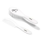 Babyono Šepetys ir šukos kūdikio plaukų priežiūrai "Zebra" baltas