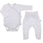 Drabužėliai kūdikiui "Bear glamour grey" 2 dalių