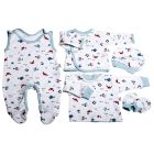 Kūdikio kraitelis - drabužėliai naujagimiui "Crabs iceberg" 5 dalių 