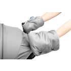 Šiltas miegmaišis - vokelis vežimėliui  "Combi" Black/Grey 