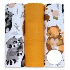 Muslino vystyklai kūdikiams "Mummy" 60x80 cm. Kūdikio kraitelis internetu.