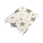 Paklodė su guma 120x60 "Galaxy white"- medvilninė