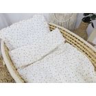 Muslino komplektas kūdikiui "Stellata" pledas 70x80 cm ir pagalvė 35x25 cm 