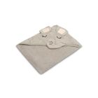 3D Rankšluostis kūdikiui "Elephant" su gobtuvu 100x100cm "frotte" 