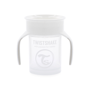 Twistshake buteliukas 360 nuo 6mėn baltas 78931