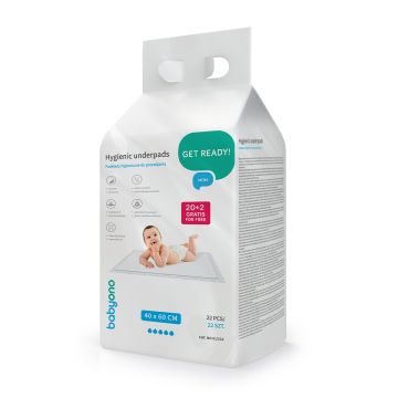 Babyono kūdikio pervystymo paklotai 22 vnt 40x60 513/22