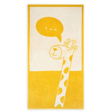 Rankšluostis "Giraffe" 130X70 cm iš egipto medvilnės.