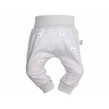 Kelnytės kūdikiui "Bear glamour grey" be pėdučių