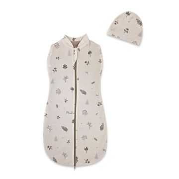 Vystyklas kokonas kūdikiui Teddy interlock super soft pilkas 