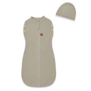 Vystyklas kokonas kūdikiui Teddy interlock super soft pilkas 