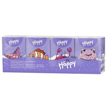 Vienkartinės nosinaitės Bella Happy mini 8x9 vnt.