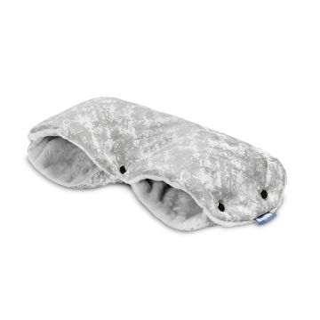 Pirštinės-mova vežimėliui ar rogėms "Bundle up" pilkos spalvos
