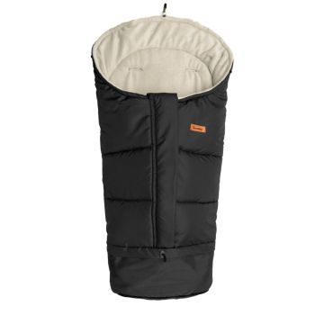 Šiltas miegmaišis - vokelis vežimėliui  "Combi polar" Black/Beige. Pristatymas 1-2 darbo dienos.
