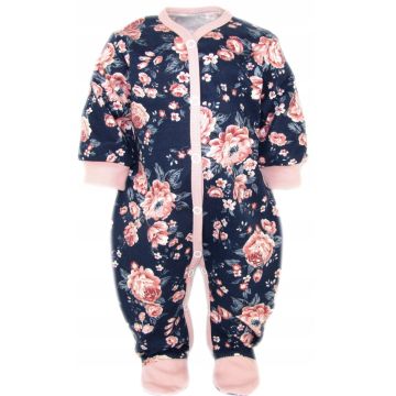 Šliaužtinukai kūdikiui "Navy flora" 