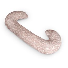 CebaBaby maitinimo pagalvė dżersej duo rožinė gėlės W-885-000-827