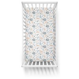 Ankras paklodė  su guma 120x60 ežiukas kiškis