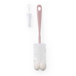 BabyOno šepetys buteliukų žindukų rožinis 720/05