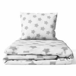 Ankras patalynė 2 d 135/100 40/60 pilkos žvaigždės balta