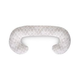 CebaBaby maitinimo pagalvė dżersej DUO, lapeliai rudi W-885-000-746